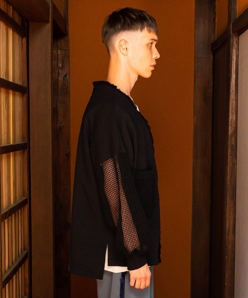 masterkey（マスターキー）の「mcg3373-CHILL ドルマンカーディガン（カーディガン/ボレロ・メンズ・イエロー/キナリ/ブラック・1/2）」の17枚目の写真