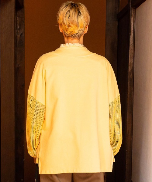 masterkey（マスターキー）の「mcg3373-CHILL ドルマンカーディガン（カーディガン/ボレロ・メンズ・イエロー/キナリ/ブラック・1/2）」の21枚目の写真
