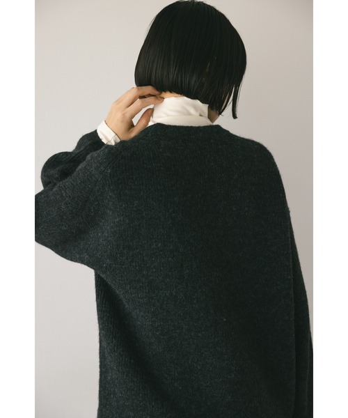 STYLEMIXER（スタイルミキサー）の「コクーンシルエットニット（ニット/セーター・レディース・ブラック/ピンク/ベージュ・FREE）」の20枚目の写真