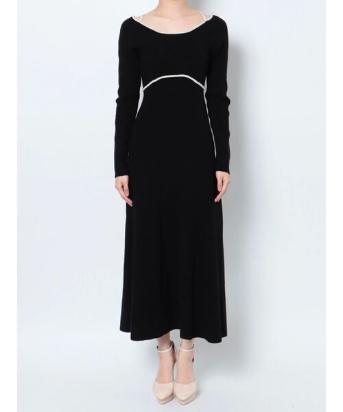 再値下げ‼️希少！レア！大人気‼️新品未使用⭐️ニットワンピース⭐️セルフポートレイトS RESEXXY（リゼクシー）の「ツイードレイヤードワンピース（ワンピース