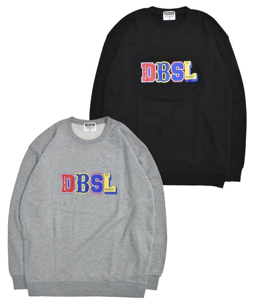 DOUBLE STEAL（ダブルスティール）の「スポーティーDBSL 裏パイルスウェット（スウェット・メンズ・トップグレー/ブラック・LARGE/MEDIUM）」の7枚目の写真