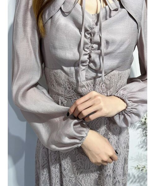 EATME（イートミー）の「ハートカットレースワンピース（ワンピース・レディース・ブラック/ピンク・MEDIUM/SMALL）」の5枚目の写真