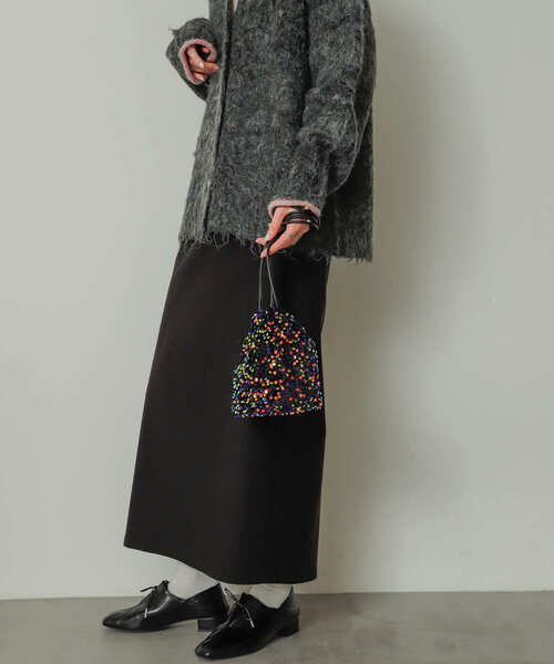 SENSE OF PLACE by URBAN RESEARCH（センスオブプレイスバイアーバンリサーチ）の「スパンコールショルダーバッグ（ショルダーバッグ・レディース・グレー/ブラック/ネイビー・ONE）」の7枚目の写真