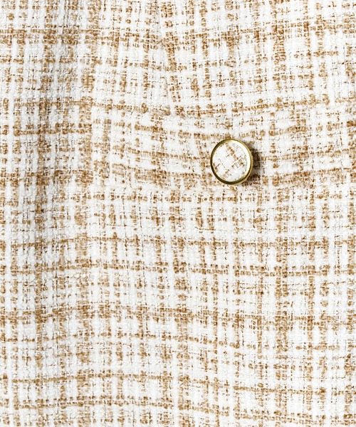 REDYAZEL(レディアゼル)の「ファー付きツィードミニスカート(スカート・レディース・ベージュ/ブラック系その他・FREE)」の21枚目の写真