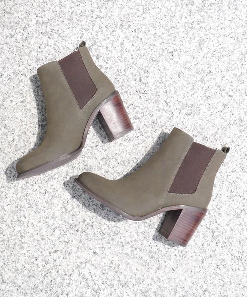 Boisson Chocolat(ボワソンショコラ)の「ボワソンショコラ/BBC サイドゴアショートブーツ70(ブーツ・レディース・ダークブラウン/オリーブ/その他/ブラック・22cm/22.5cm/24cm/23.5cm/25cm/23cm/24.5cm)」の3枚目の写真