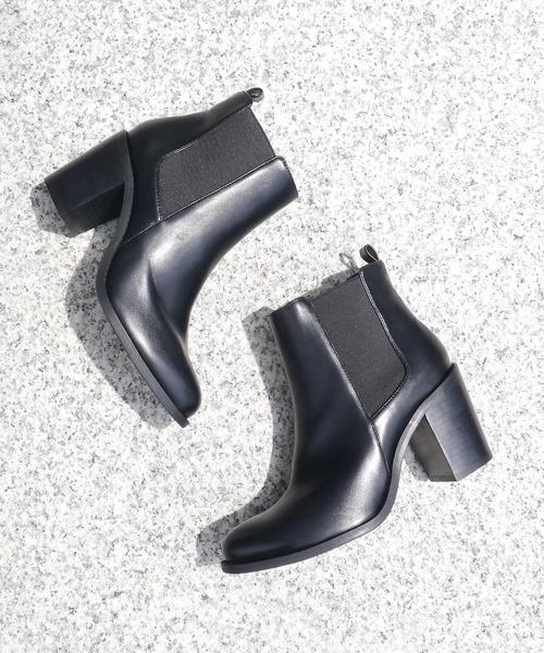 Boisson Chocolat(ボワソンショコラ)の「ボワソンショコラ/BBC サイドゴアショートブーツ70(ブーツ・レディース・ダークブラウン/オリーブ/その他/ブラック・22cm/22.5cm/24cm/23.5cm/25cm/23cm/24.5cm)」の4枚目の写真