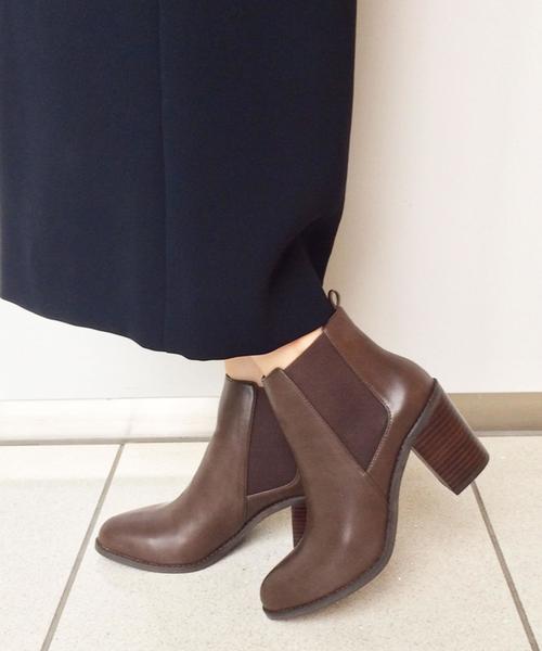 Boisson Chocolat(ボワソンショコラ)の「ボワソンショコラ/BBC サイドゴアショートブーツ70(ブーツ・レディース・ダークブラウン/オリーブ/その他/ブラック・22cm/22.5cm/24cm/23.5cm/25cm/23cm/24.5cm)」の13枚目の写真