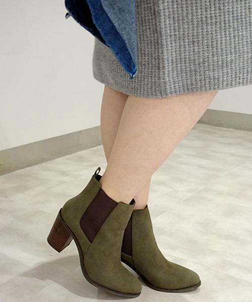 Boisson Chocolat(ボワソンショコラ)の「ボワソンショコラ/BBC サイドゴアショートブーツ70(ブーツ・レディース・ダークブラウン/オリーブ/その他/ブラック・22cm/22.5cm/24cm/23.5cm/25cm/23cm/24.5cm)」の14枚目の写真