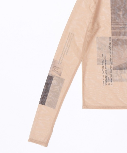MAISON SPECIAL（メゾンスペシャル）の「Photo Print Mesh Tops