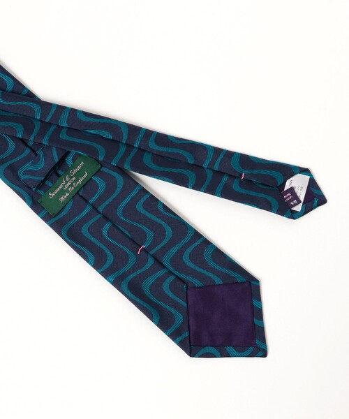 Seaward & Stearn / ウェーブ柄 ジャカード ネクタイ 【公式通販】