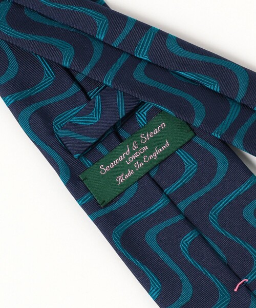 Seaward & Stearn / ウェーブ柄 ジャカード ネクタイ 【公式通販】