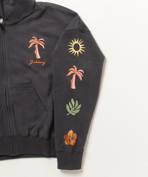 セール】BILLABONG レディース CROPED ZIP UP PARKA パーカー