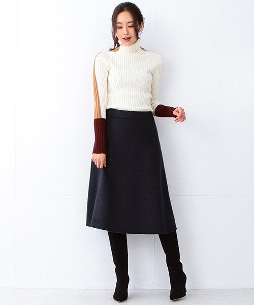 iliann loeb(イリアンローヴ)の「ILIANN LOEB / 配色 リブ iliann loeb(イリアンローヴ)の「ILIANN LOEB / 配色 リブ