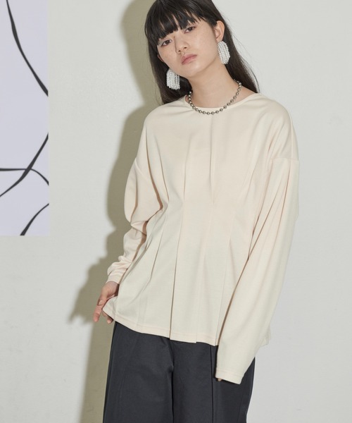 THE YOn(ザヨン)の「前後2WAYダブルZIPウエストタックカーディガン(カーディガン/ボレロ・レディース・ブラック/グレー/アイボリー・FREE)」の4枚目の写真