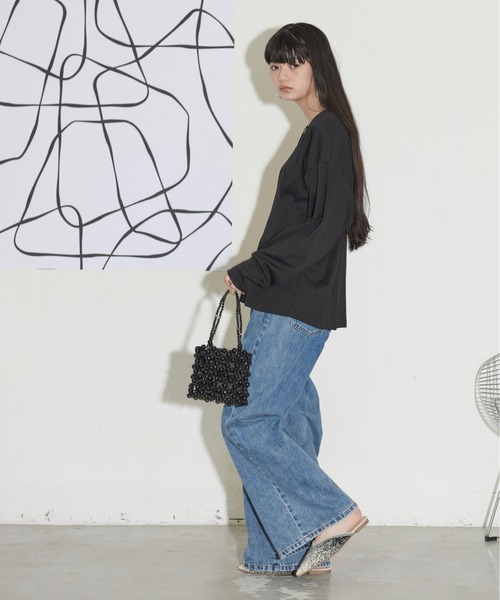 THE YOn(ザヨン)の「前後2WAYダブルZIPウエストタックカーディガン(カーディガン/ボレロ・レディース・ブラック/グレー/アイボリー・FREE)」の16枚目の写真