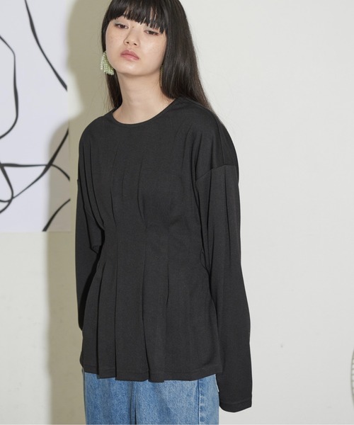 THE YOn(ザヨン)の「前後2WAYダブルZIPウエストタックカーディガン(カーディガン/ボレロ・レディース・ブラック/グレー/アイボリー・FREE)」の18枚目の写真