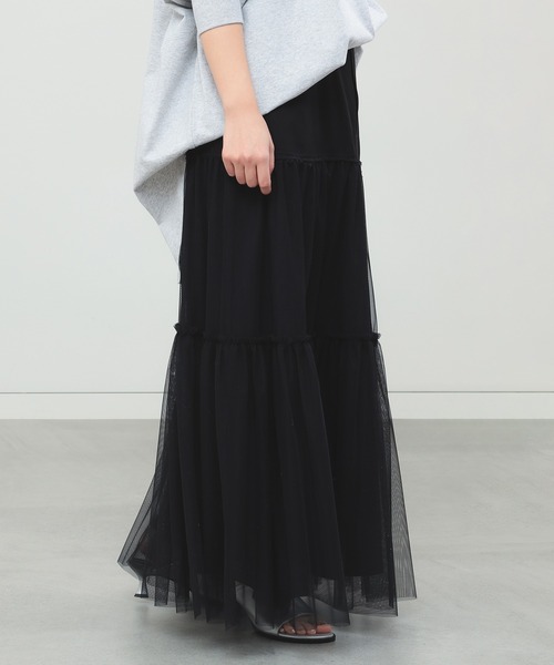最終値下げMIYAO × Ray BEAMS /別注レース ティアード スカート 最終値下げMIYAO × Ray BEAMS /別注レース ティアード スカート