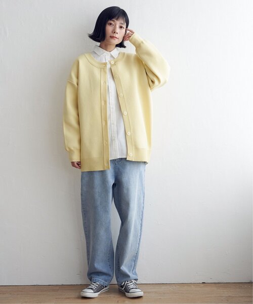 LBC（エルビーシー）の「スポンディッシュコクーンカーディガン（カーディガン/ボレロ・レディース・イエロー/オフホワイト/ブルー・M）」の12枚目の写真