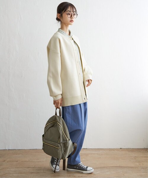 LBC（エルビーシー）の「スポンディッシュコクーンカーディガン（カーディガン/ボレロ・レディース・イエロー/オフホワイト/ブルー・M）」の18枚目の写真