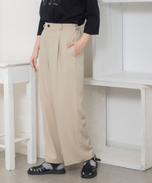タックワイドパンツ