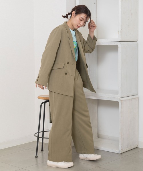 POU DOU DOU（プードゥドゥ）の「タックワイドパンツ（その他パンツ・レディース・ライトブルー/モカ/ライトベージュ・3）」の11枚目の写真