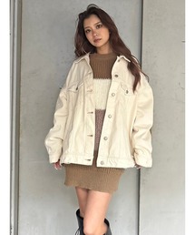 EGOIST | オーバーサイズツイルジャケット(その他アウター)