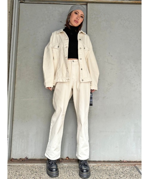 EGOIST（エゴイスト）の「オーバーサイズツイルジャケット（その他アウター・レディース・アイボリー・FREE）」の18枚目の写真