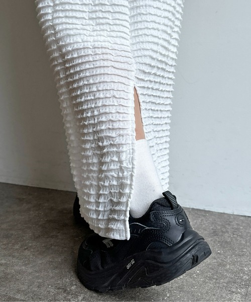 CPCM（シーピーシーエム）の「ジャガードメローナロースカート（スカート・レディース・ブラック/オフホワイト/イエロー/黄緑系・F）」の22枚目の写真