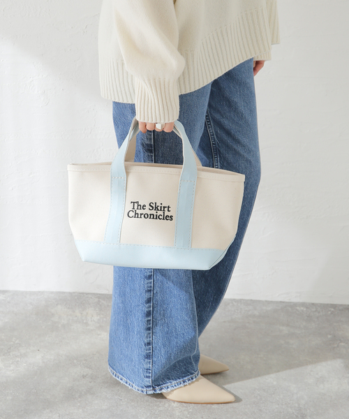 The Skirt Chronicles】SLOBE別注 キャンバスミニトートバッグ