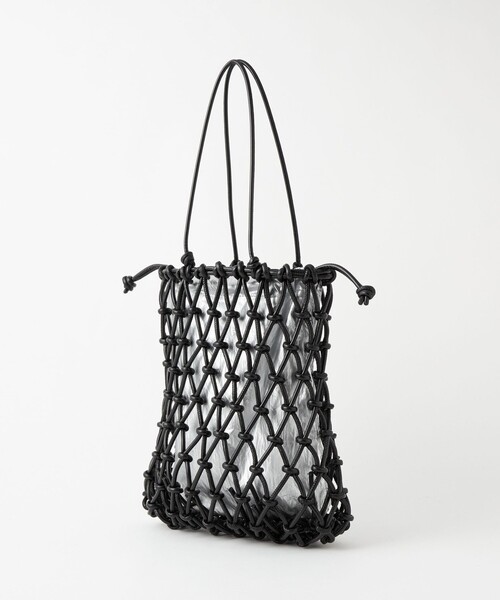 green label relaxing（グリーンレーベルリラクシング）の「2WAYメッシュ シャイニー トートバッグ（トートバッグ・レディース・シルバー/オフホワイト/ブラック・FREE）」の13枚目の写真