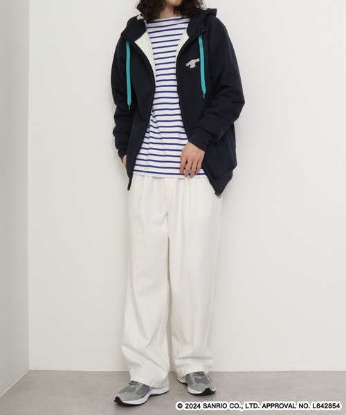 Amazon.co.jp: land by milkboy シナモロール ボア ブルゾン