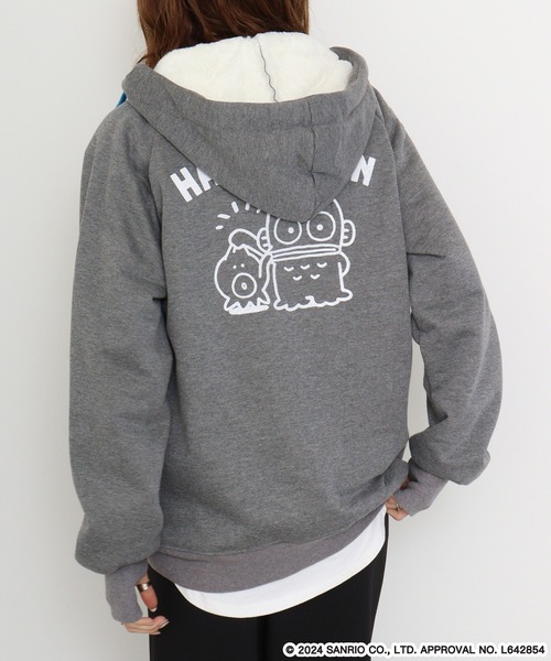 sanrio(サンリオ)の「Sanrio characters ロング丈 裏ボア パーカー シナモロール(パーカー・メンズ・ブラック/グレー系その他/杢グレー/ネイビー/グレー系その他2/チャコールグレー・L/M)」の15枚目の写真
