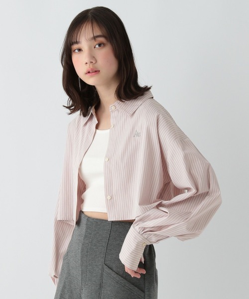 GLOBAL WORK(グローバルワーク)の「クロップドシャツセット/AND YUA ANY/100676(シャツ/ブラウス・キッズ・ブルー系その他/ブルー/ピンク系その他・FREE)」の18枚目の写真