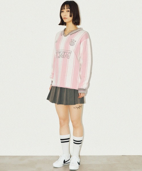 FCMM(エフシーエムエム)の「【日本限定アイテム】FCMM KNIT GAME SHIRT/ニットゲームシャツ(ニット/セーター・レディース・ブラック/ライトブルー/ピンク・LARGE/MEDIUM)」の19枚目の写真