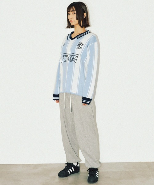 FCMM(エフシーエムエム)の「【日本限定アイテム】FCMM KNIT GAME SHIRT/ニットゲームシャツ(ニット/セーター・レディース・ブラック/ライトブルー/ピンク・LARGE/MEDIUM)」の14枚目の写真