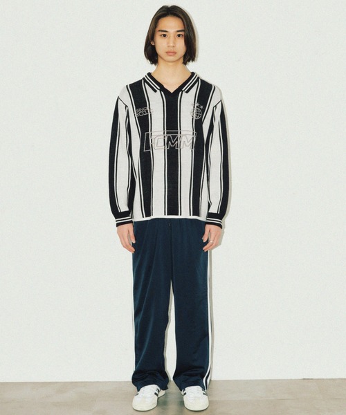 FCMM(エフシーエムエム)の「【日本限定アイテム】FCMM KNIT GAME SHIRT/ニットゲームシャツ(ニット/セーター・レディース・ブラック/ライトブルー/ピンク・LARGE/MEDIUM)」の8枚目の写真