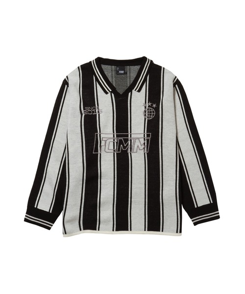FCMM(エフシーエムエム)の「【日本限定アイテム】FCMM KNIT GAME SHIRT/ニットゲームシャツ(ニット/セーター・レディース・ブラック/ライトブルー/ピンク・LARGE/MEDIUM)」の5枚目の写真