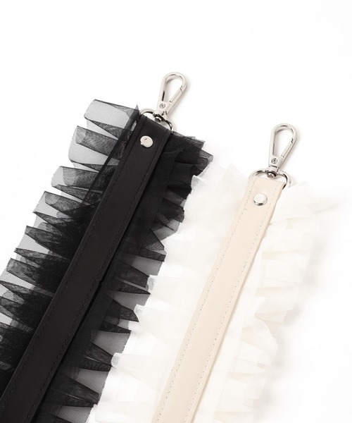 Heather（ヘザー）の「チュールスマホショルダー　113138（スマホグッズ・レディース・アイボリー/ブラック・ONE SIZE）」の8枚目の写真