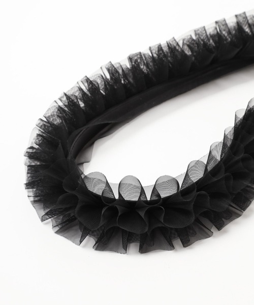 Heather（ヘザー）の「チュールスマホショルダー　113138（スマホグッズ・レディース・アイボリー/ブラック・ONE SIZE）」の10枚目の写真