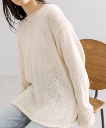 mystic | スラブシアーニットプルオーバー(ニット/セーター)