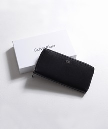 Calvin Klein | 『Calvin Klein/カルバンクライン』ワンポイントロゴラウンドジップ長財布(財布)