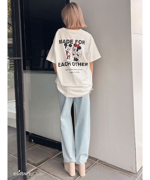 Disney（ディズニー）の「Mickey Mouse / ポケットBIGＴシャツ（Tシャツ/カットソー・レディース・オフホワイト/ベージュ/ブラック/レッド・FREE）」の15枚目の写真