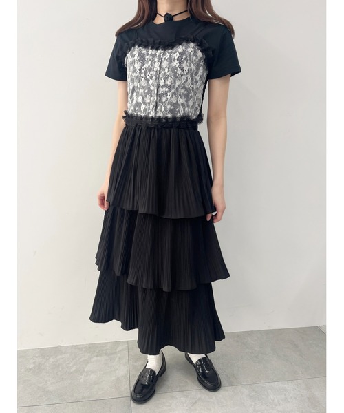 PHILLY（フィリー）の「【PHILLY】フラワーレースフリルキャミソール（キャミソール・レディース・ホワイト/ブラック・FREE）」の12枚目の写真