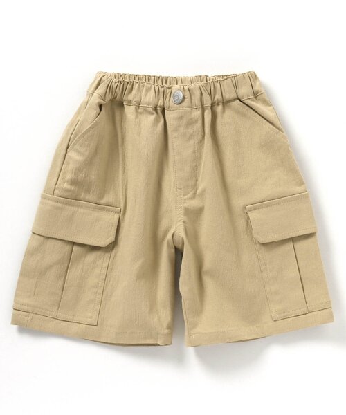 BREEZE(ブリーズ)の「【WEB限定】もっとスズシーカーゴハーフパンツ(カーゴパンツ・キッズ・ベージュ/ネイビー/グリーン/グレー/ブラック/サックスブルー・90/100/110/120/130/140/150)」の11枚目の写真