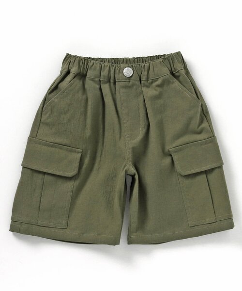 BREEZE(ブリーズ)の「【WEB限定】もっとスズシーカーゴハーフパンツ(カーゴパンツ・キッズ・ベージュ/ネイビー/グリーン/グレー/ブラック/サックスブルー・90/100/110/120/130/140/150)」の17枚目の写真