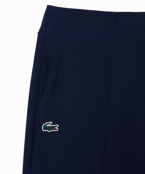 LACOSTE（ラコステ）の「UPF30+ UVカット センタークリース ストレッチテーパードスリムパンツ / ゴルフパンツ（チノパンツ・レディース・ネイビー/ライトブルー/カーキ/ダークブルー・34/36/38/40）」の21枚目の写真