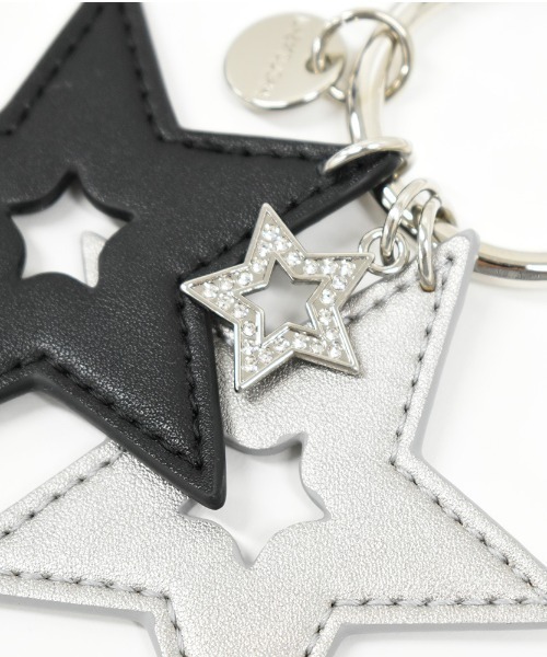 LAZY SUSAN（レイジースーザン）の「チャーム　トリプルスター（キーホルダー・レディース・ピンク/ライトグリーン/ブラック/ブルー/ホワイト/カーキ/ワイン・FREE）」の9枚目の写真