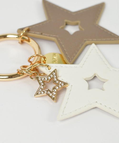 LAZY SUSAN（レイジースーザン）の「チャーム　トリプルスター（キーホルダー・レディース・ピンク/ライトグリーン/ブラック/ブルー/ホワイト/カーキ/ワイン・FREE）」の15枚目の写真