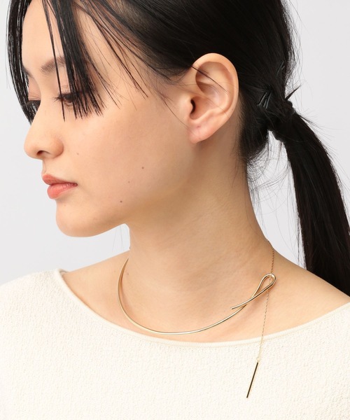 A part by（アパートバイ）の「チェーンバーチョーカー（チョーカー・レディース・シルバー/ゴールド・FREE）」の3枚目の写真