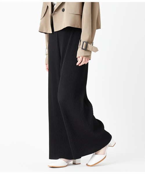 ANAP（アナップ）の「プリーツパンツ（その他パンツ・レディース・ブラック×ホワイト/ブルー/グレー/ブラック・FREE）」の9枚目の写真